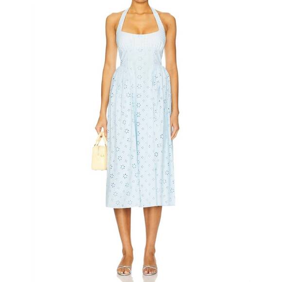 MAJORELLE Dresses & Skirts - NEW MAJORELLE cassia midi dress in baby blue